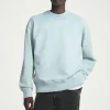 COS ACID-WASH SWEATSHIRT LIGHT BLUE Cheap