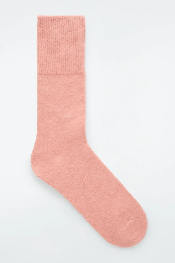 COS ALPACA-BLEND ANKLE SOCKS APRICOT Flash Sale