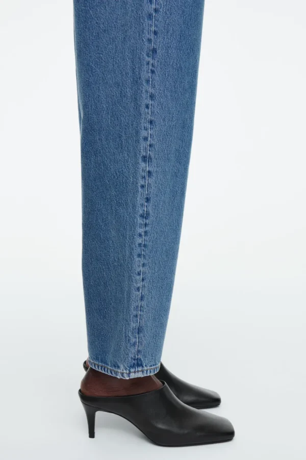 COS ARCH TAPERED JEANS MID BLUE Flash Sale