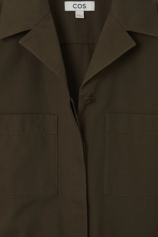 COS BELTED UTILITY BOILERSUIT DARK KHAKI Online