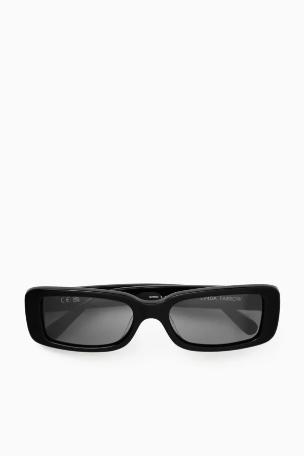 COS BLADE SUNGLASSES - RECTANGLE BLACK Flash Sale