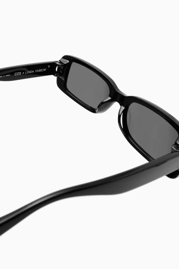 COS BLADE SUNGLASSES - RECTANGLE BLACK Flash Sale