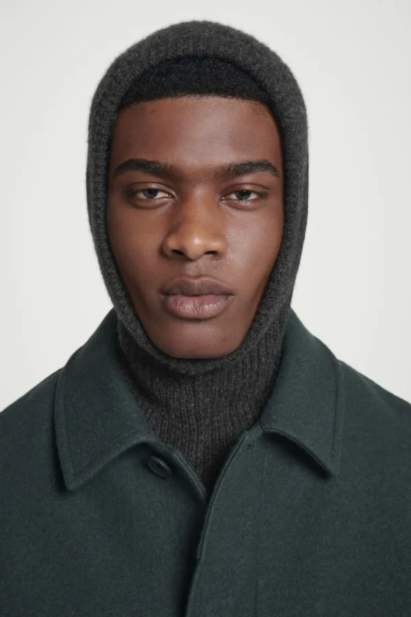 COS CASHMERE BALACLAVA CHARCOAL / MELANGE Clearance