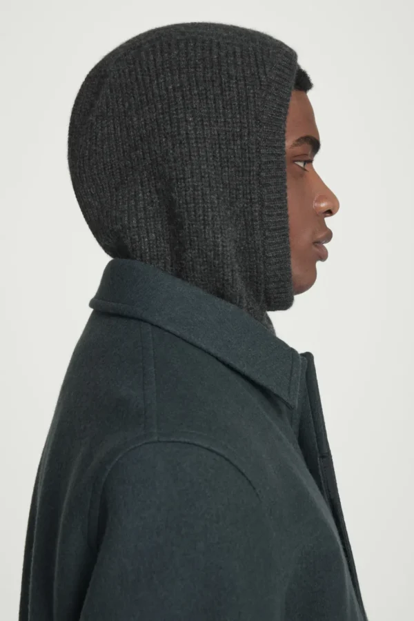 COS CASHMERE BALACLAVA CHARCOAL / MELANGE Clearance