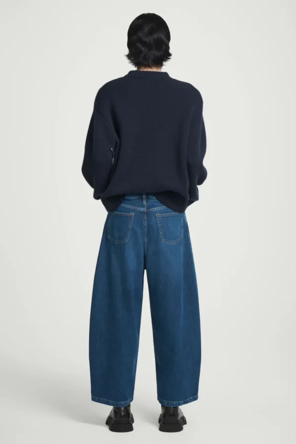 COS CASK BARREL-LEG JEANS - RELAXED BLUE Hot