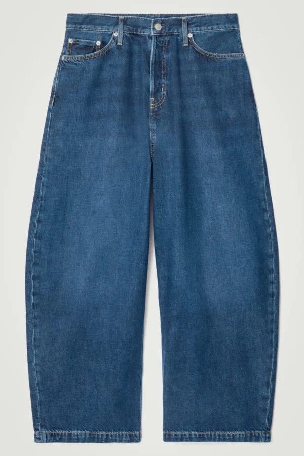 COS CASK BARREL-LEG JEANS - RELAXED BLUE Hot