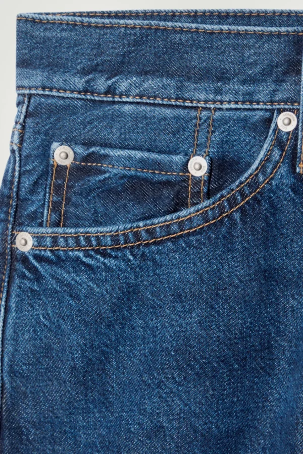 COS CASK BARREL-LEG JEANS - RELAXED BLUE Hot