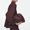 COS CAVATELLI CLUTCH - LEATHER BORDEAUX Outlet