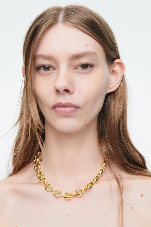 COS CHUNKY MARINER-CHAIN NECKLACE GOLD Best Sale