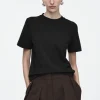 COS CLEAN CUT REGULAR T-SHIRT black Fashion