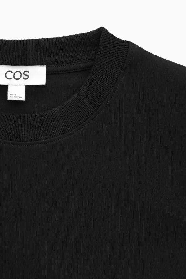 COS CLEAN CUT REGULAR T-SHIRT black Fashion