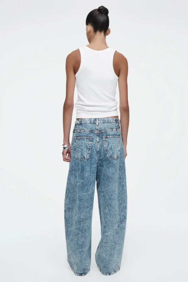 COS COAST WIDE-LEG JEANS BLUE Discount