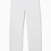 COS COLUMN STRAIGHT-LEG JEANS WHITE Store