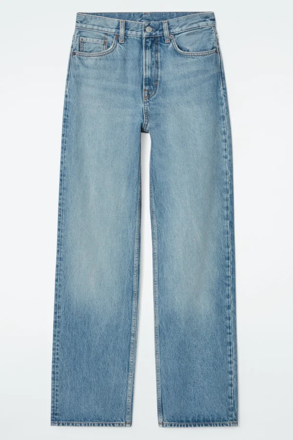 COS COLUMN STRAIGHT-LEG JEANS LIGHT BLUE New