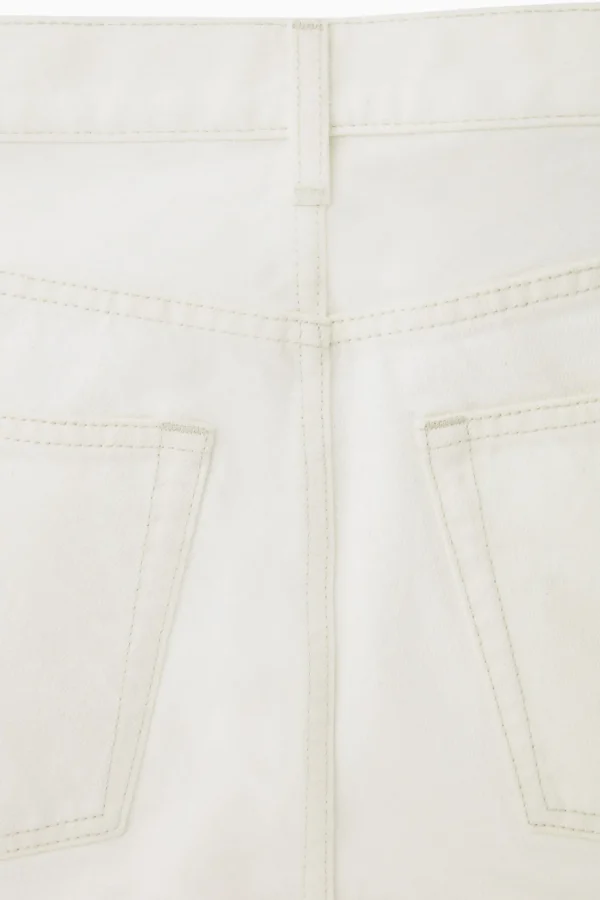 COS COLUMN STRAIGHT-LEG JEANS CHALK Best