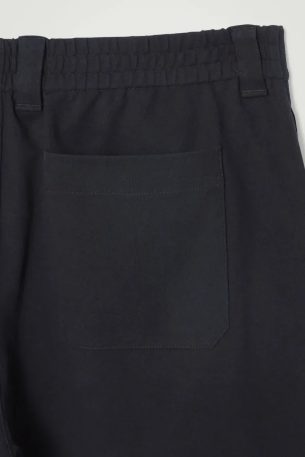 COS COTTON-TWILL SWEAT SHORTS NAVY Clearance