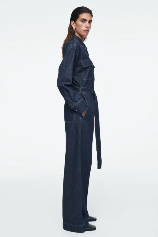 COS DENIM BOILERSUIT INDIGO Clearance