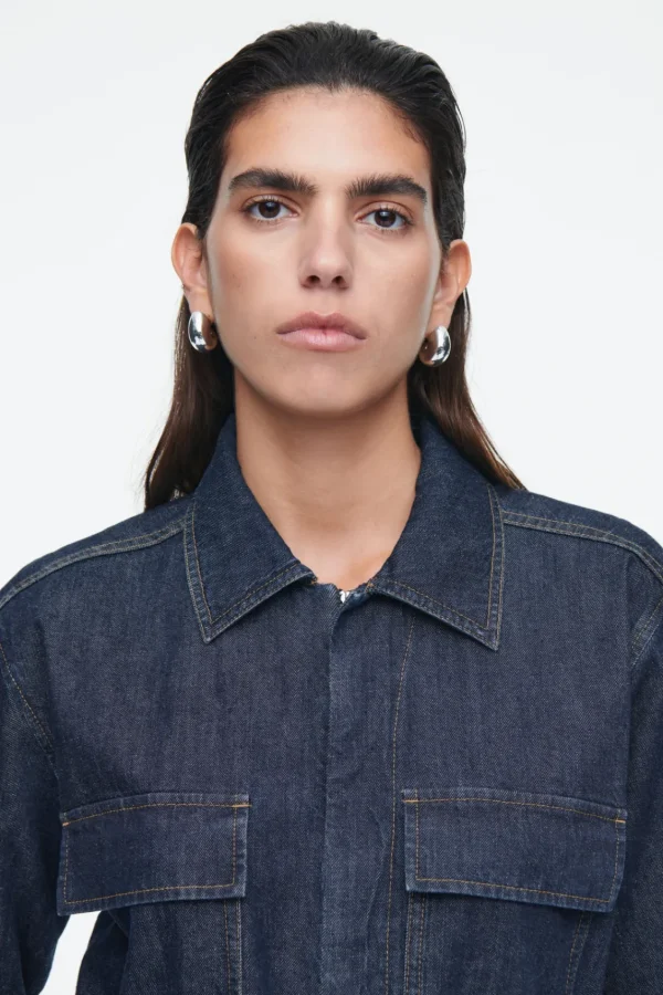 COS DENIM BOILERSUIT INDIGO Clearance