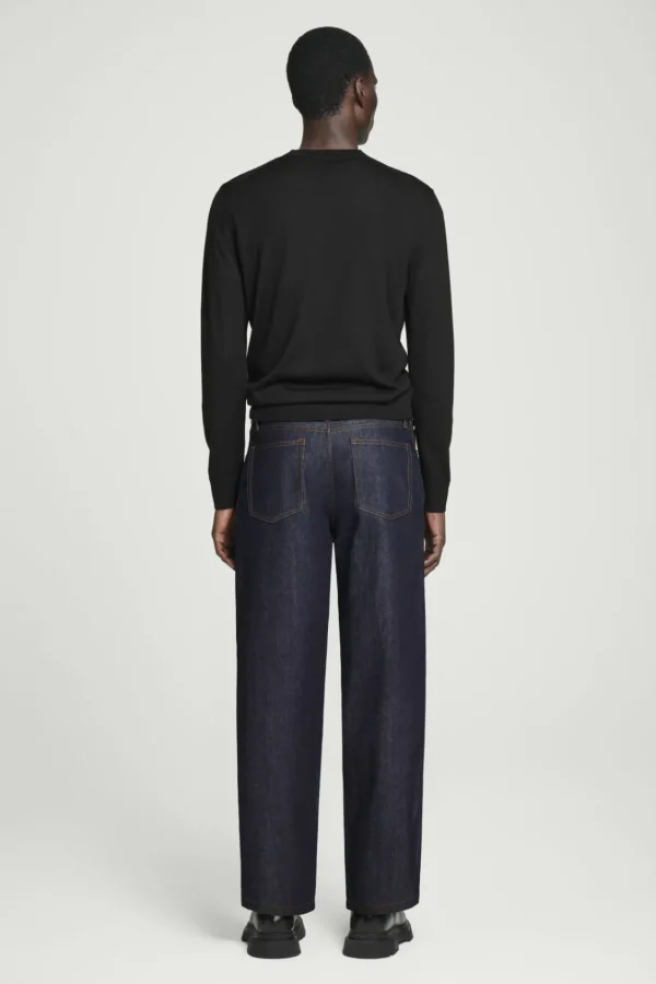 COS DOME RAW SELVEDGE STRAIGHT-LEG JEANS RAW INDIGO Online