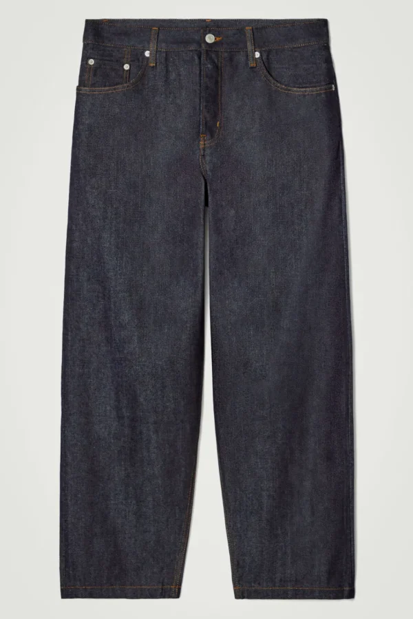 COS DOME RAW SELVEDGE STRAIGHT-LEG JEANS RAW INDIGO Online