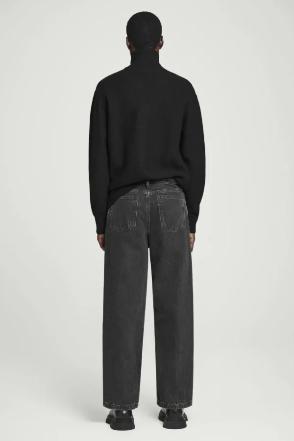 COS DOME STRAIGHT-LEG JEANS BLACK Best