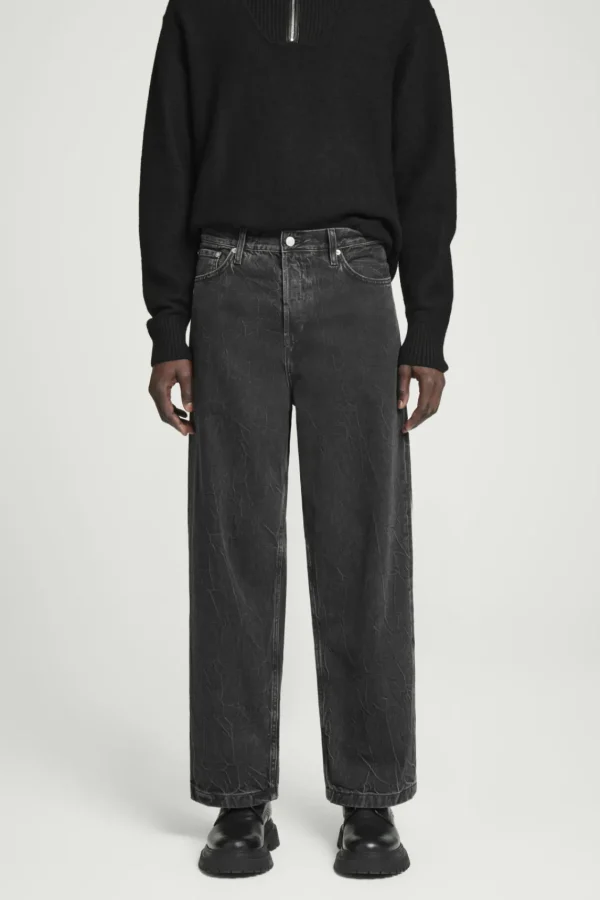 COS DOME STRAIGHT-LEG JEANS BLACK Best