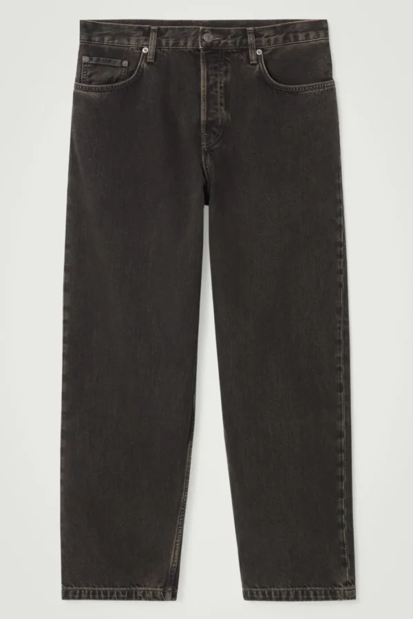 COS DOME STRAIGHT-LEG JEANS BLACK Online