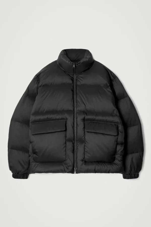 COS DOWN-FILLED PUFFER JACKET BLACK Sale