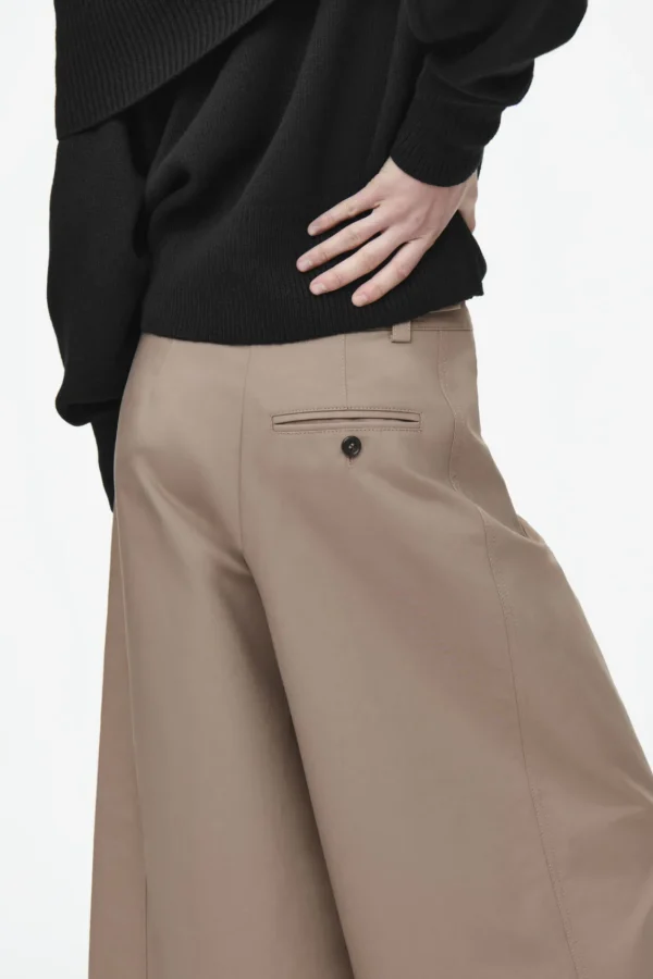 COS EXAGGERATED COTTON CULOTTES MOLE Outlet