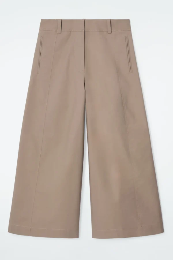 COS EXAGGERATED COTTON CULOTTES MOLE Outlet