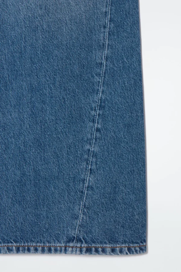 COS FACADE STRAIGHT-LEG JEANS BLUE Clearance