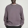 COS FADED MOCK-NECK SWEATSHIRT PLUM Best