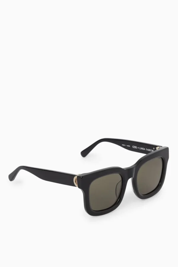 COS GAZE SUNGLASSES - D-FRAME BLACK Best