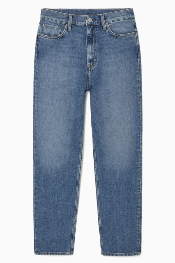 COS GLIDE SLIM-LEG JEANS DUSTY BLUE Shop