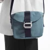 COS GRID CROSSBODY BAG - RIPSTOP STEEL BLUE / GRID Flash Sale