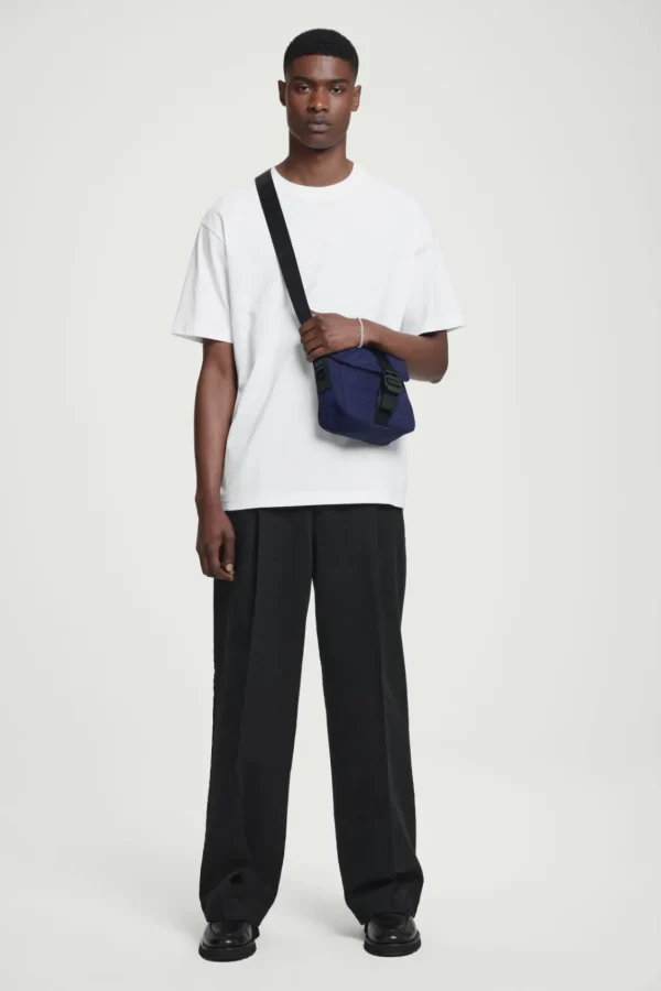 COS GRID CROSSBODY BAG - RIPSTOP DARK BLUE Online