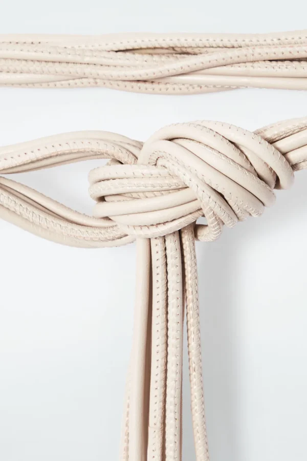 COS LEATHER CORD BELT BEIGE Online