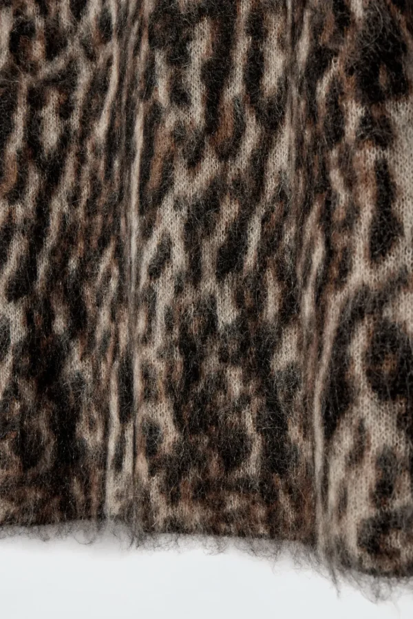 COS -PRINT MOHAIR-BLEND SWEATER LEOPARD Store