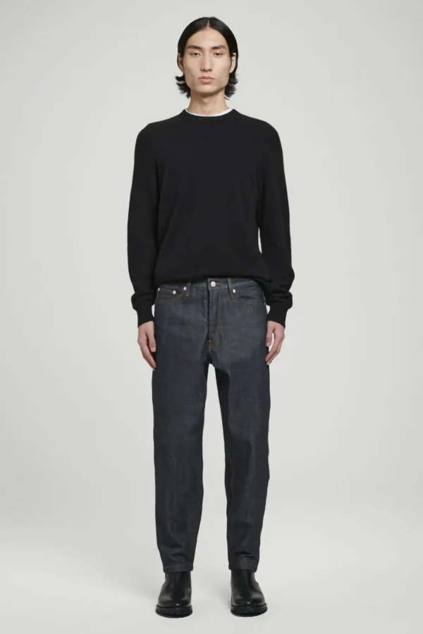 COS MARGIN RAW SELVEDGE TAPERED JEANS INDIGO Best