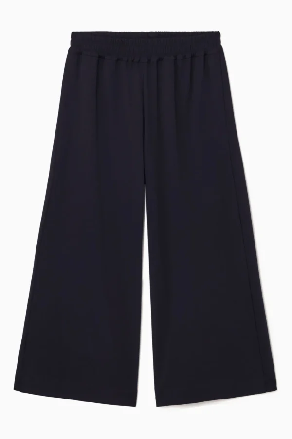 COS MILANO-KNIT CULOTTES NAVY BLUE Cheap