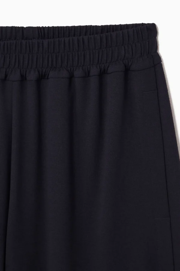 COS MILANO-KNIT CULOTTES NAVY BLUE Cheap