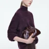 COS MINI CAVATELLI CLUTCH - LEATHER BORDEAUX Best