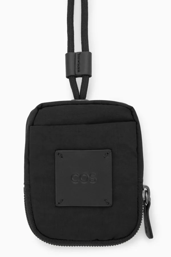 COS MINI CROSSBODY POUCH - NYLON BLACK Discount