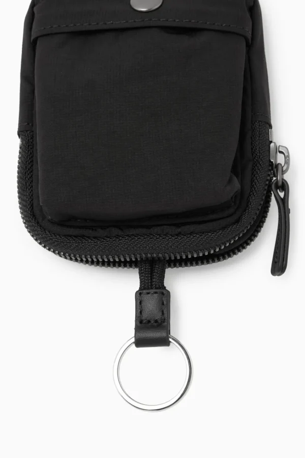 COS MINI CROSSBODY POUCH - NYLON BLACK Discount