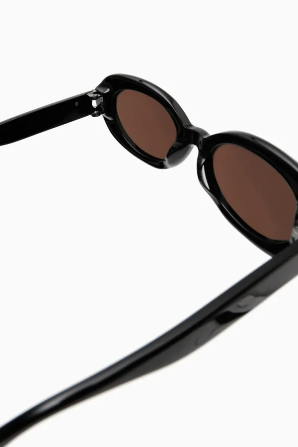 COS OVAL SUNGLASSES - ROUND BLACK Discount