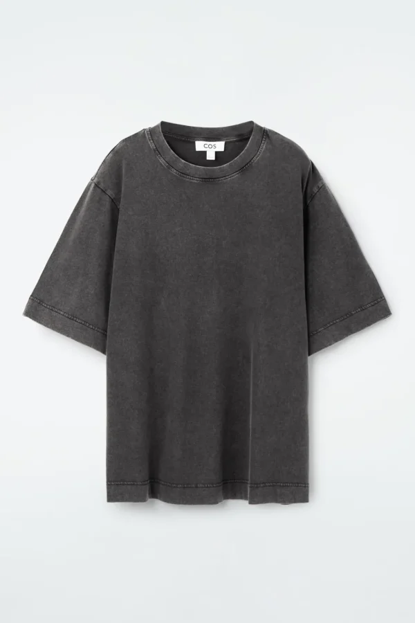 COS OVERSIZED FADED T-SHIRT BLACK Best