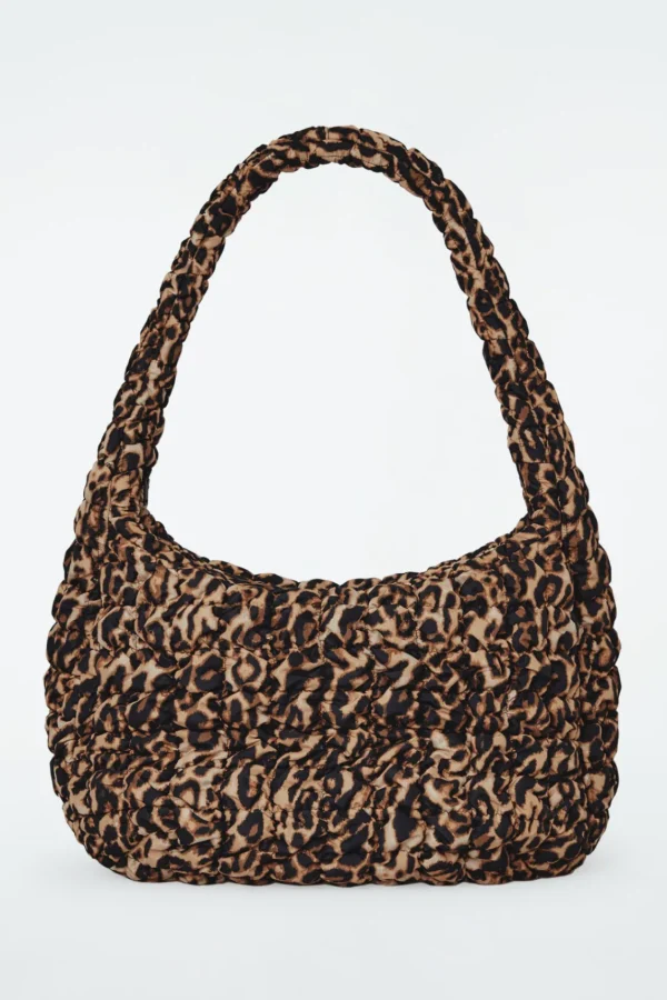 COS OVERSIZED QUILTED CROSSBODY LEOPARD Outlet