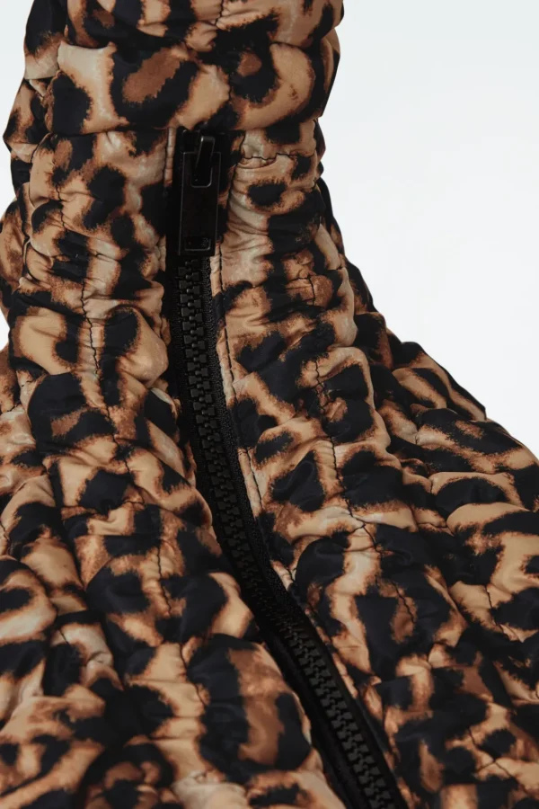 COS OVERSIZED QUILTED CROSSBODY LEOPARD Outlet