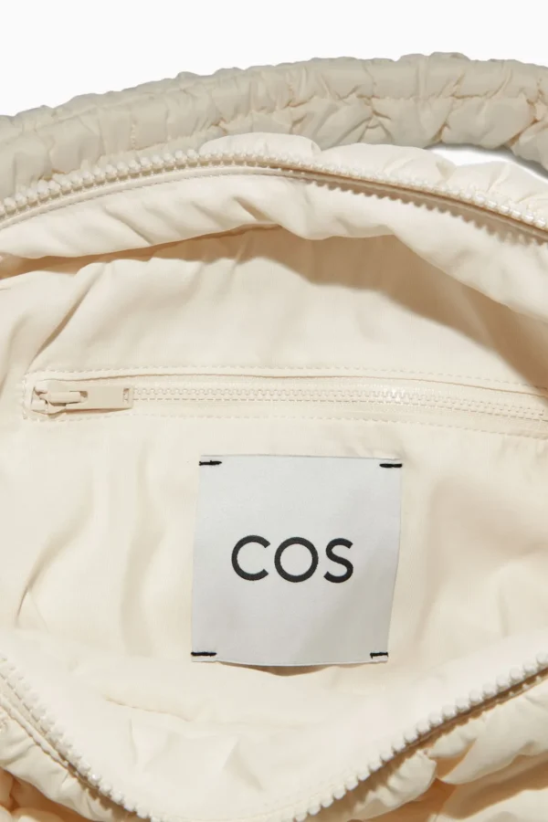 COS OVERSIZED QUILTED CROSSBODY BEIGE Best Sale