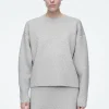 COS OVERSIZED SPARKLY MERINO WOOL SWEATER SILVER Outlet